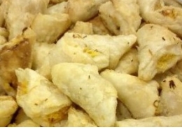 Folhado de fios de ovos c/ bacon