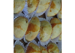 Pastel assado de frango